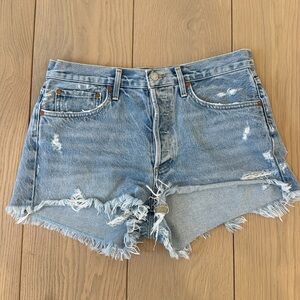 Agolde Parker vintage cut off short in swapmeet 28
